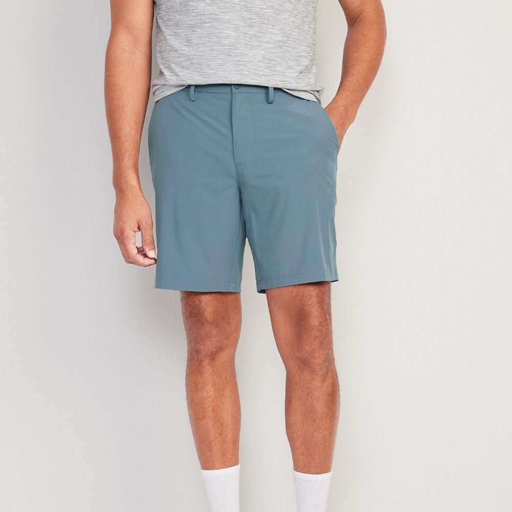 NEW Old Navy Stretch Tech Go-Dry Cool Chino Shorts Men's Size 36 7 Inch Inseam